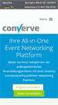 Mobile Screenshot of converve.de